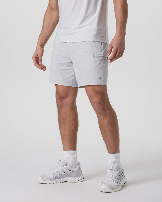 Fleet Sport Short Unlined Classic Fit 7" Sky Grey | Vuori shop