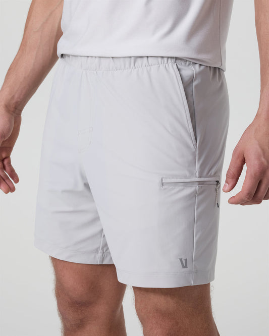 Fleet Sport Short Unlined Classic Fit 7" Sky Grey | Vuori shop