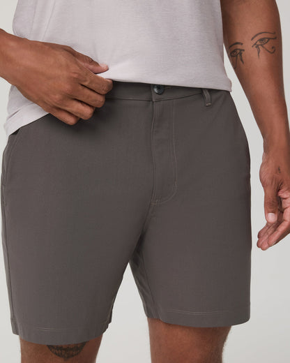 Meta Short 6" Men's Warm Grey Classic Chino Shorts | Vuori outlet