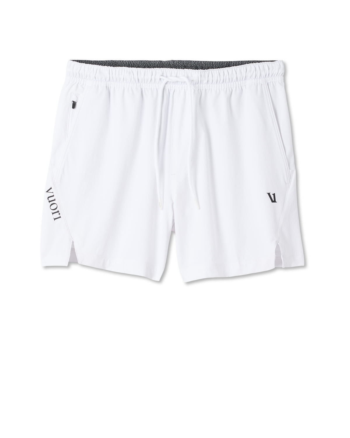 Crosscourt Short Unlined 5" Men's White Tennis Shorts | Vuori shop