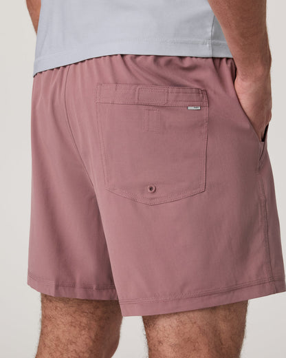 Kore Short Lined 5" Men's Summer Red Shorts | Vuori shop