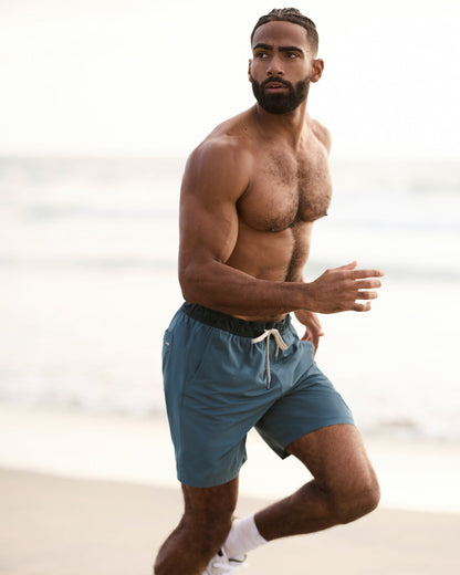 Kore Short Lined 7" Men's Light Deep Sea Athletic Shorts | Vuori onsale