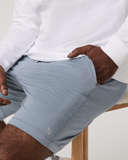 Ponto Performance Short 7" Men's Flint Heather Shorts | Vuori discount