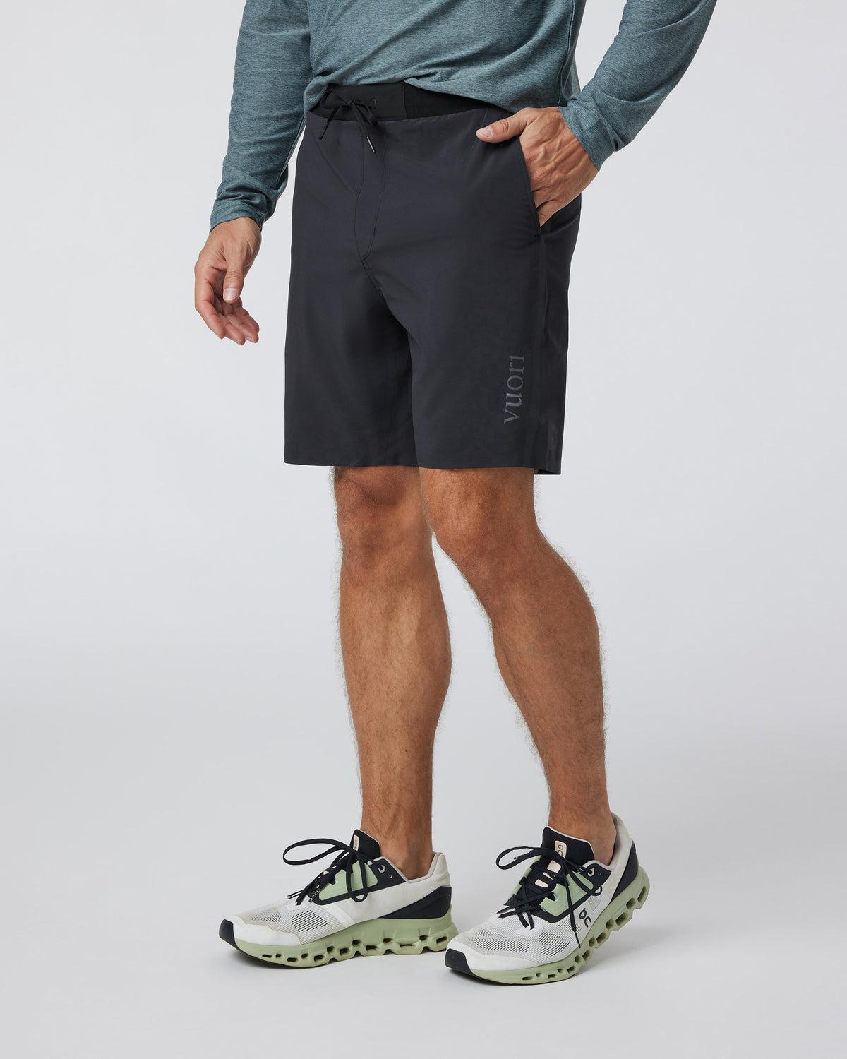 Domain Performance Short Men's Black Workout Shorts | Vuori shop