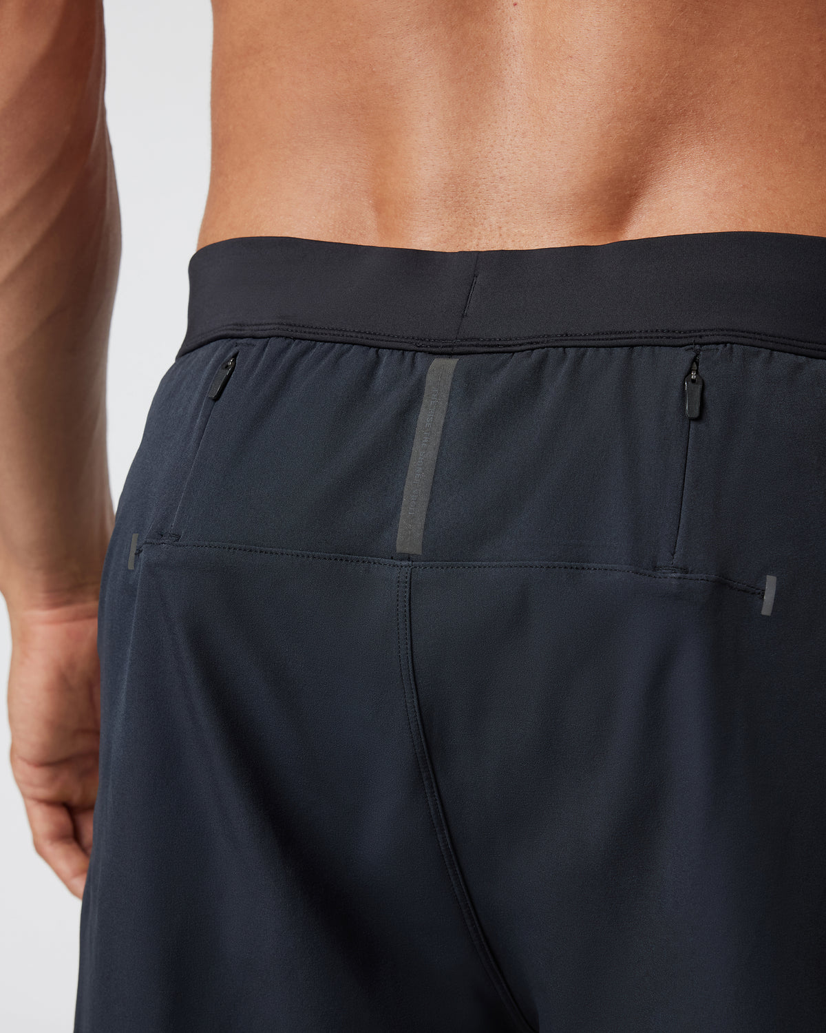 Qualify Run Short Lined 6" Men's Black Run Shorts | Vuori onsale