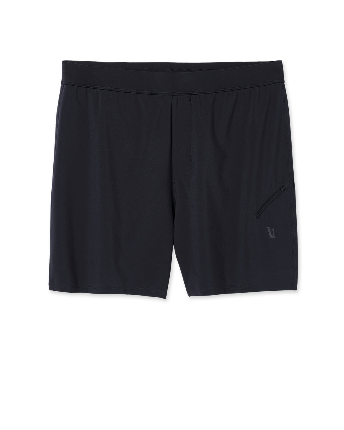 Qualify Run Short Lined 6" Men's Black Run Shorts | Vuori onsale