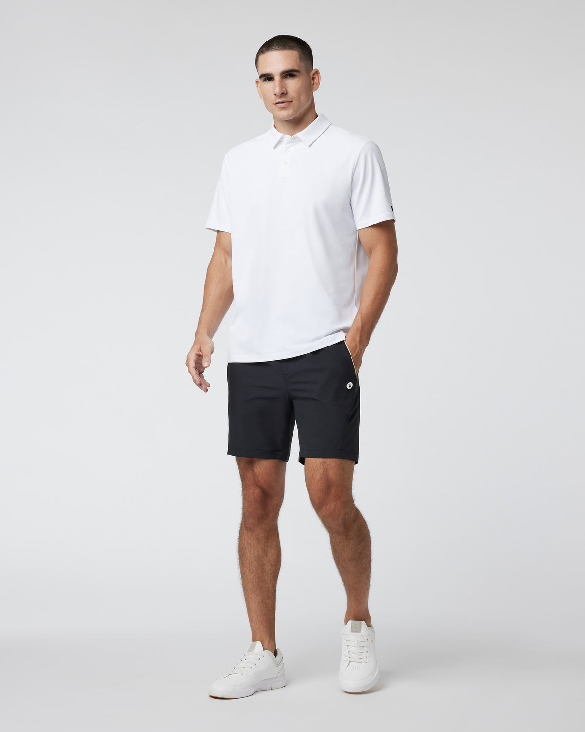 Crosscourt Short Men's Black Tennis Shorts | Vuori online