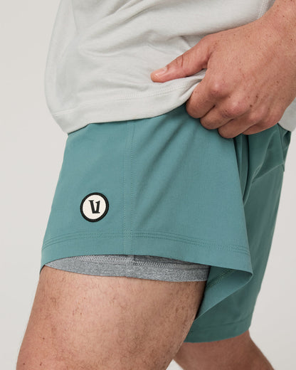 Kore Short Lined 7" Men's Bluegrass Shorts | Vuori discount