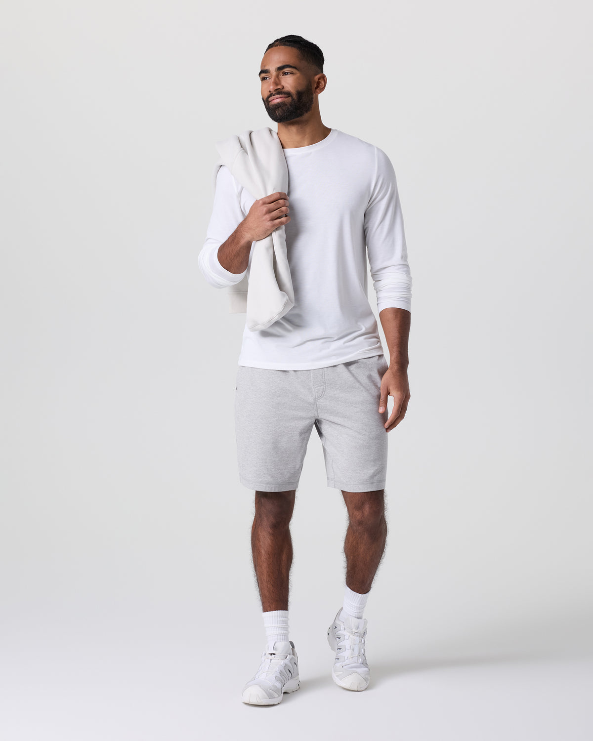 Coronado Short 8" Light Heather Grey | Vuori outlet