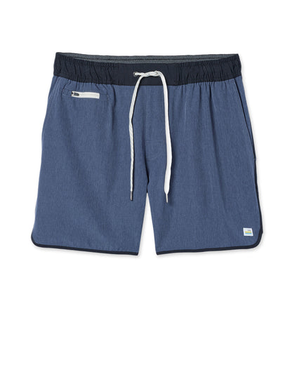 Banks Short 5" Azure Linen Texture | Vuori discount
