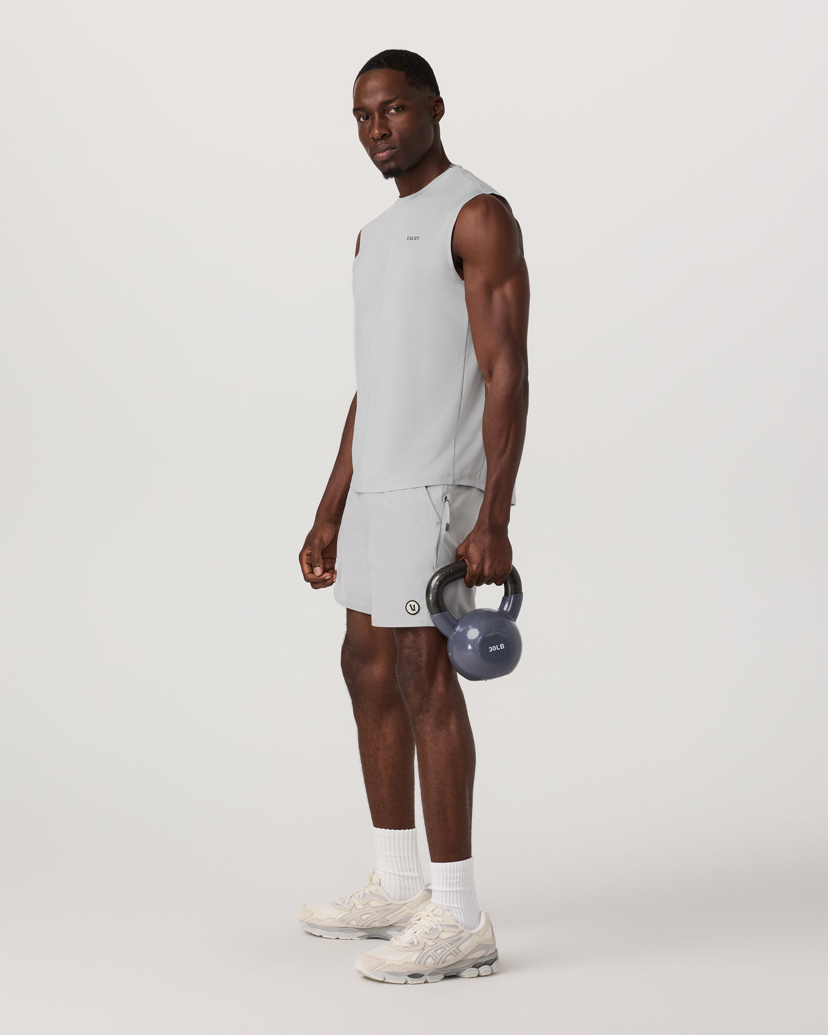 Maverick Volley Short Lined Men's Sky Grey Swim Shorts | Vuori outlet