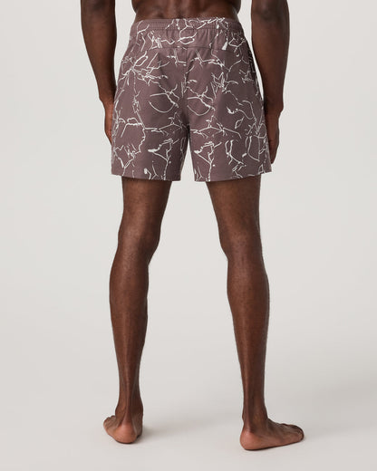 Maverick Volley Short Lined Men's Huckleberry Shorts | Vuori sale