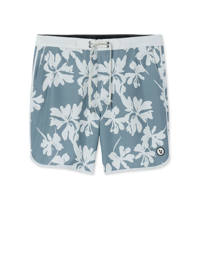 Cruise Boardshort Dusty Blue Plumeria | Vuori onsale