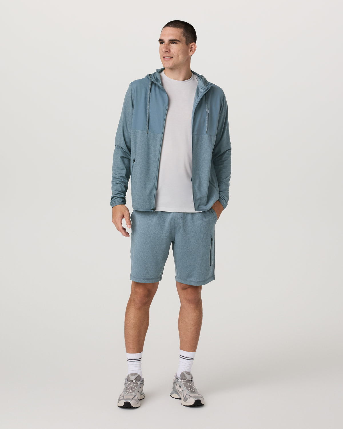 Sunday Performance Short 8" Men's Smoke Blue Shorts | Vuori outlet