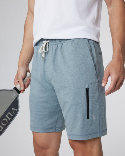 Sunday Performance Short 8.5" Dusty Blue Heather | Vuori shop