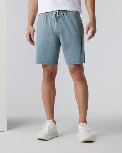 Sunday Performance Short 8.5" Dusty Blue Heather | Vuori shop