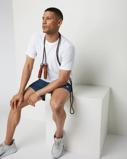 Kore Short Lined 5" Men's Indigo Athletic Shorts | Vuori sale