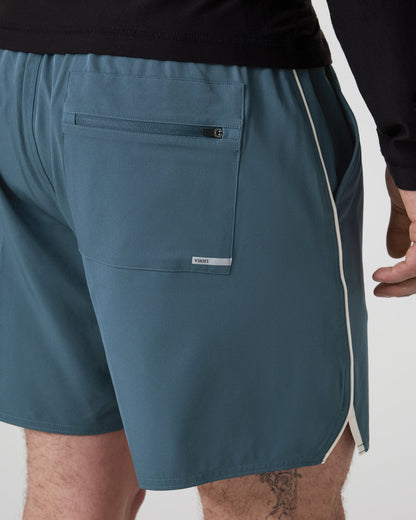 Trail Short 2.0 Pacific/Heather Grey Running Shorts | Vuori for sale