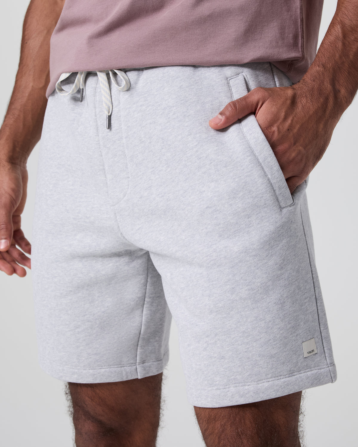 Seaside Short Classic Fit 8" Light Heather Grey | Vuori onsale