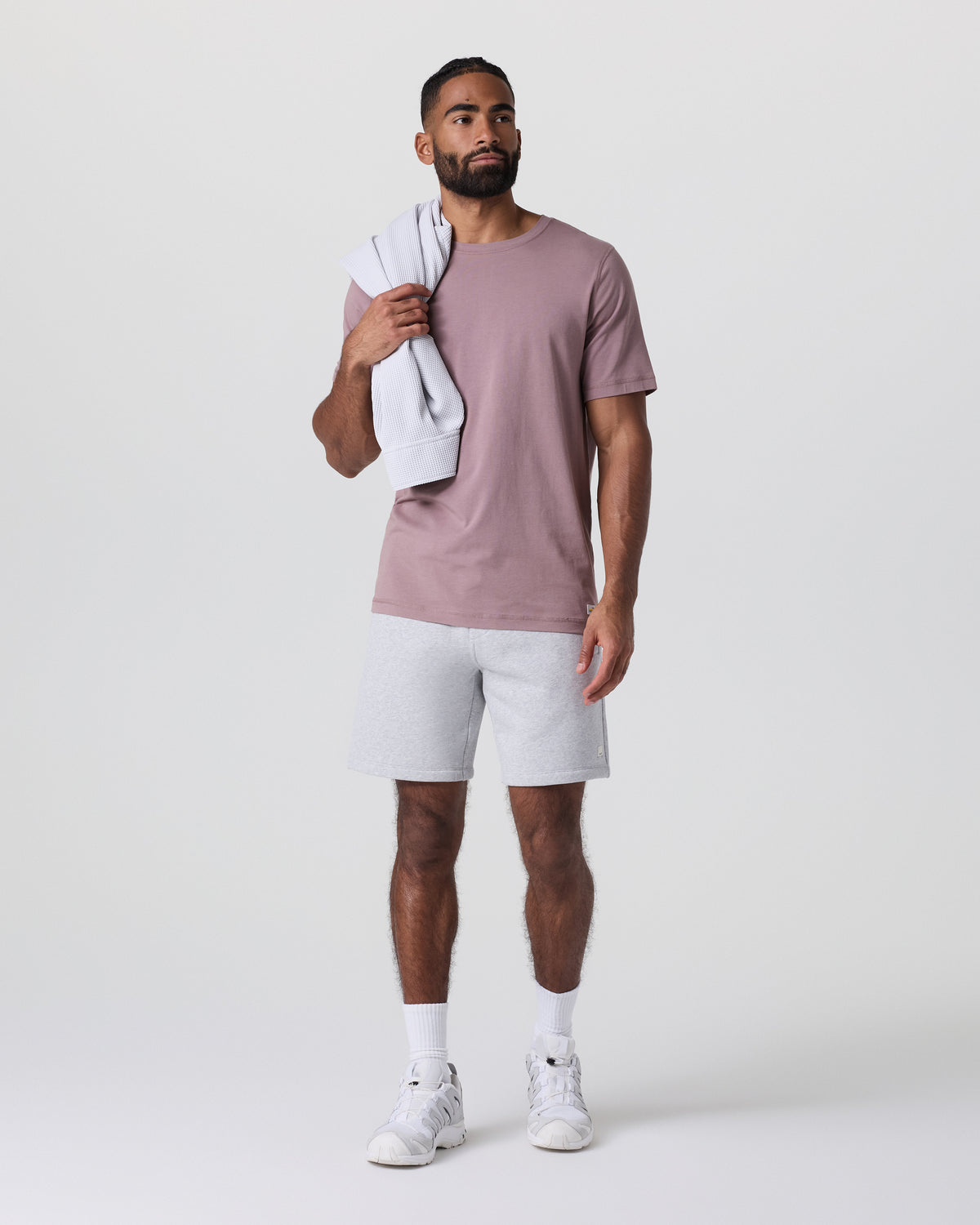Seaside Short Classic Fit 8" Light Heather Grey | Vuori onsale