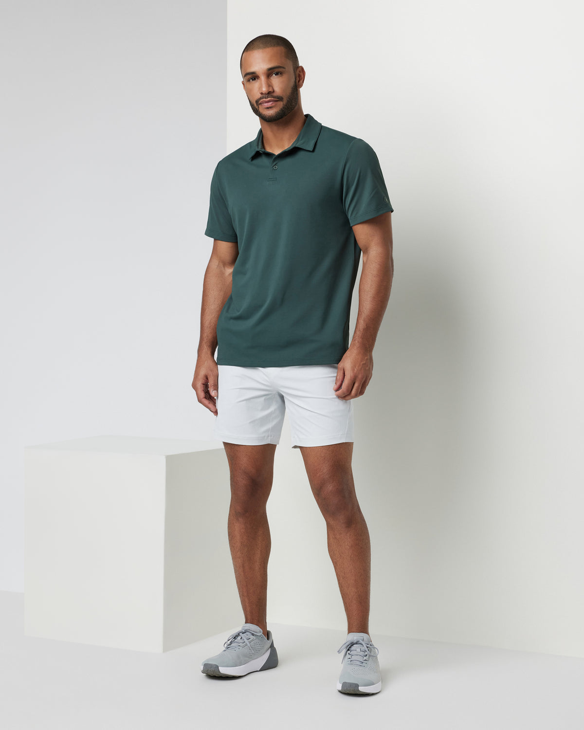 Crosscourt Short Men's Frost Grey Tennis Shorts | Vuori onsale