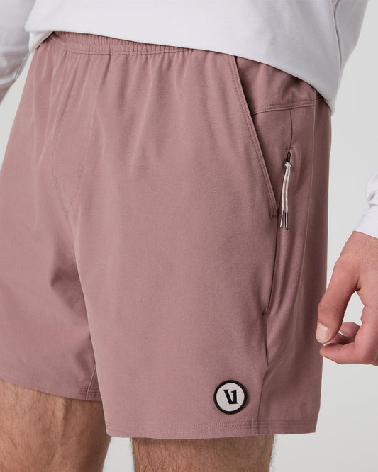 Maverick Volley Short Men's Zion Rose Hybrid Shorts | Vuori for sale