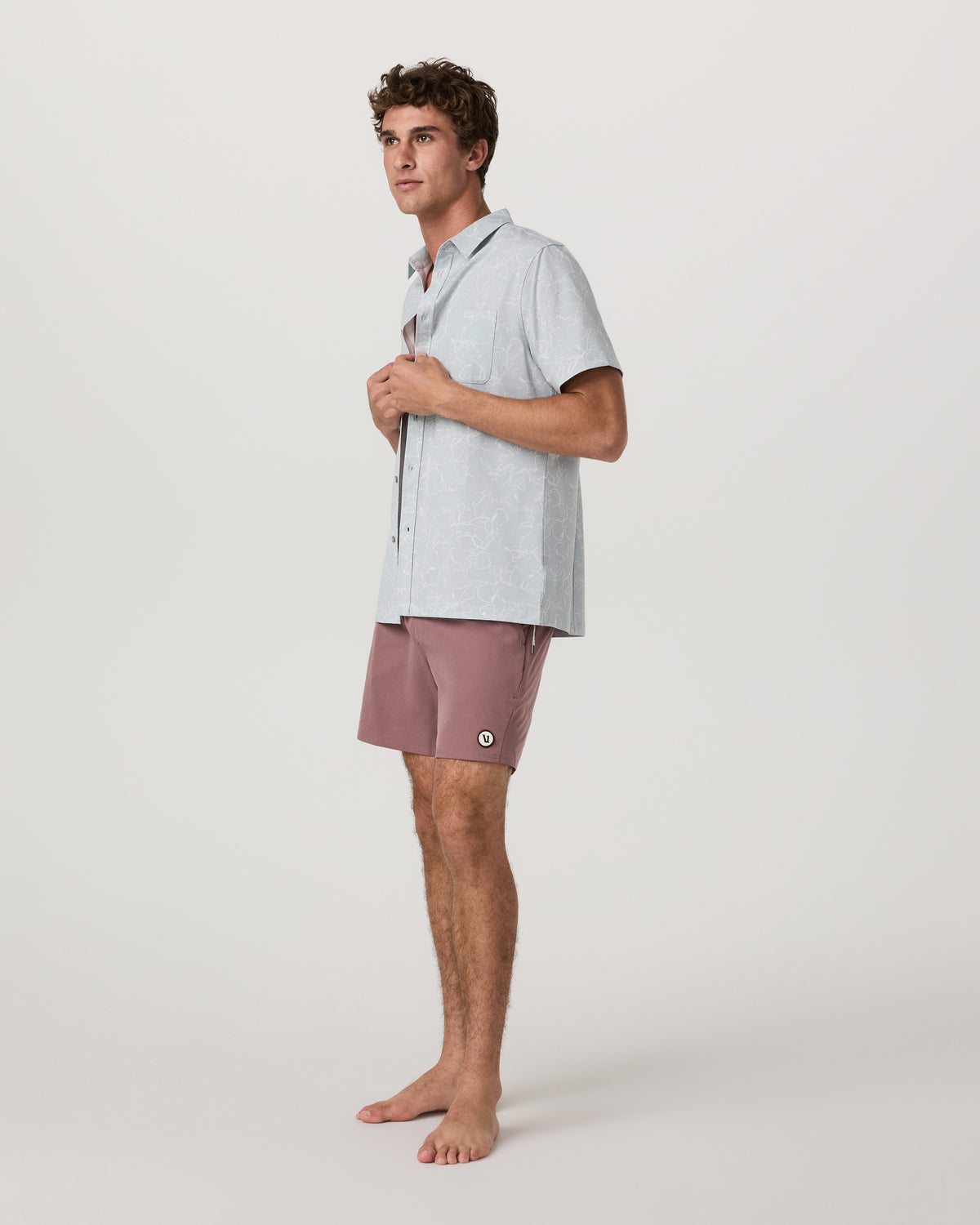 Maverick Volley Short Lined Men's Adobe Swim Shorts | Vuori online