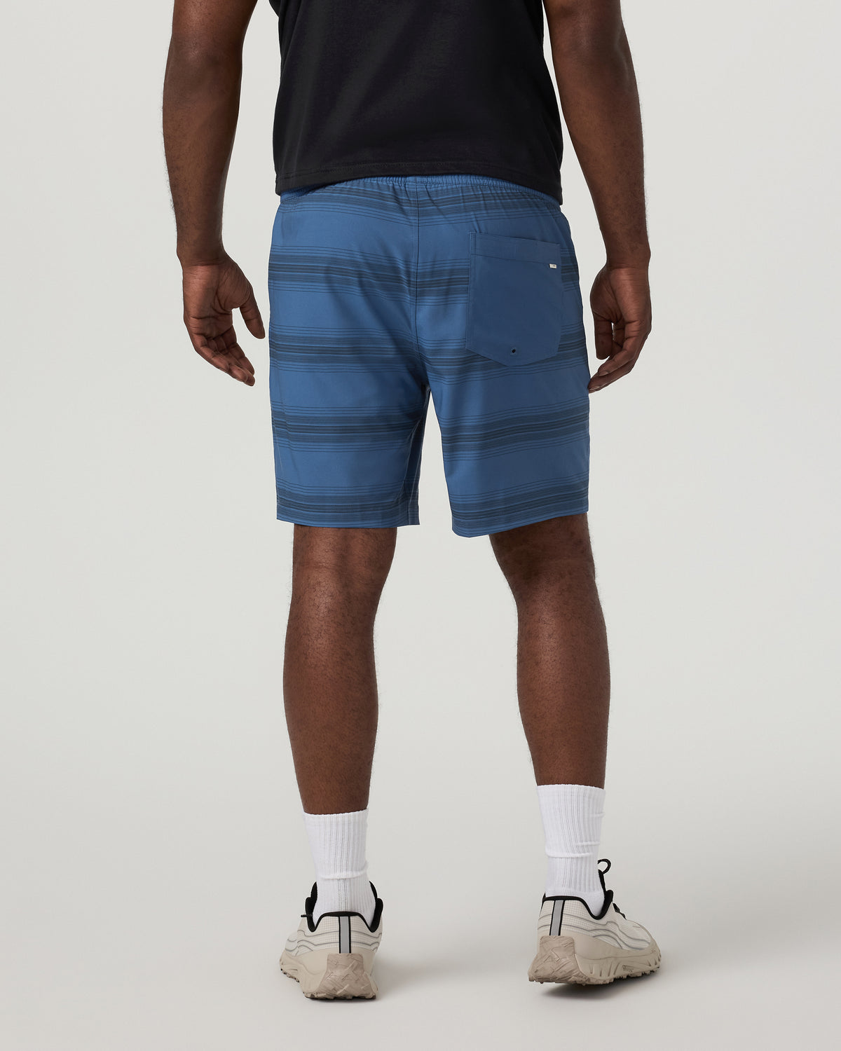 Kore Short Lined 7" Sea Gradient Stripe Athletic Shorts | Vuori discount
