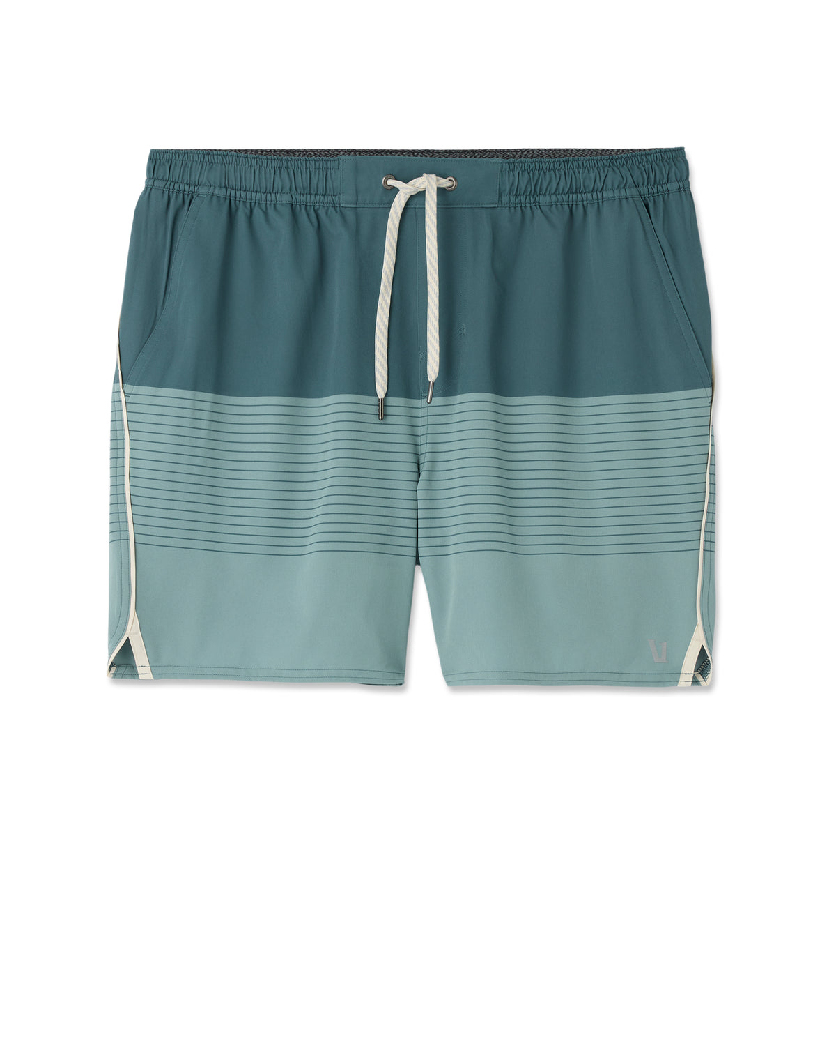 Trail Short 2.0 Light Deep Sea Stripe/Salt | Vuori online
