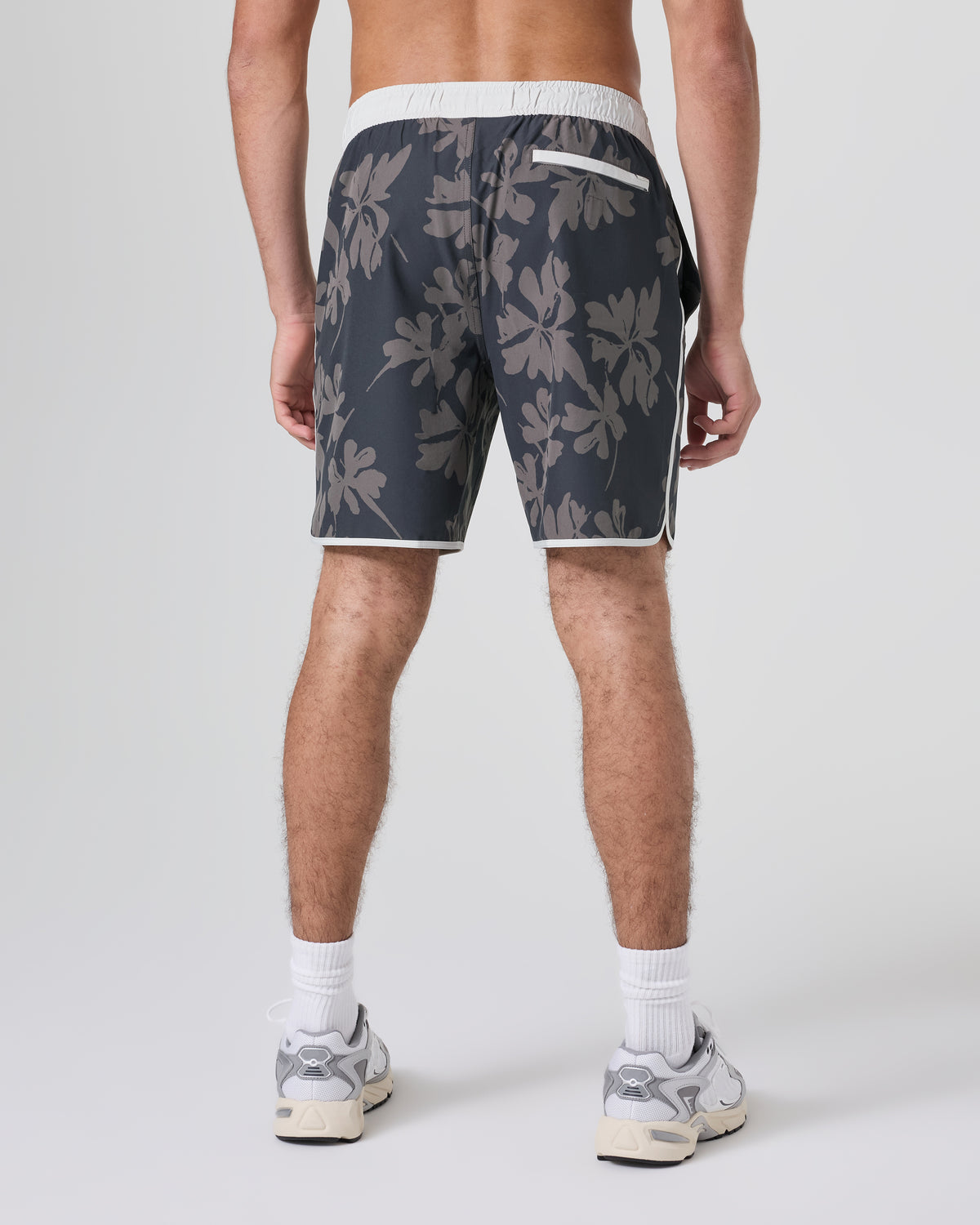 Banks Short Dark Pewter Plumeria Athletic Shorts | Vuori sale