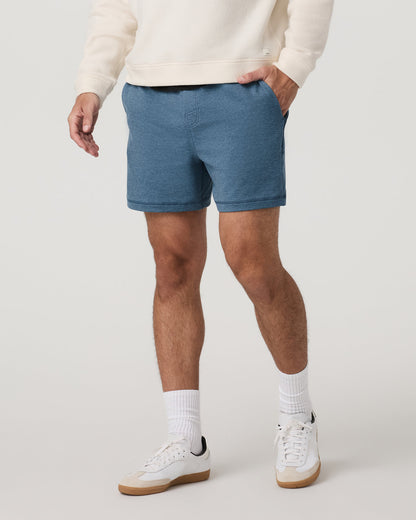 Coronado Short 5" Men's Pool Blue Heather Lounge Shorts | Vuori outlet