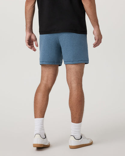 Coronado Short 5" Men's Pool Blue Heather Lounge Shorts | Vuori outlet