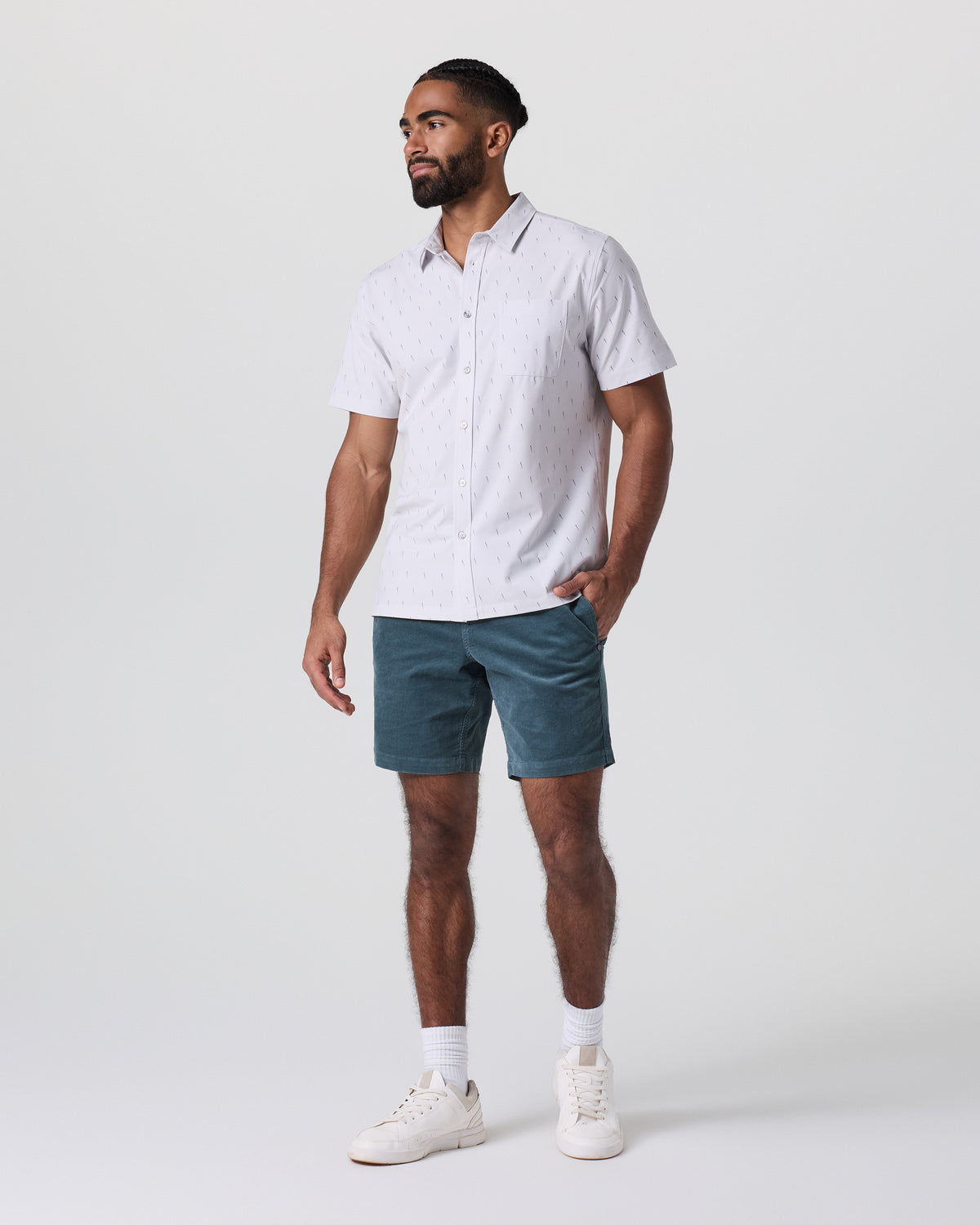 Optimist Short Men's Light Deep Sea Corduroy Shorts | Vuori shop
