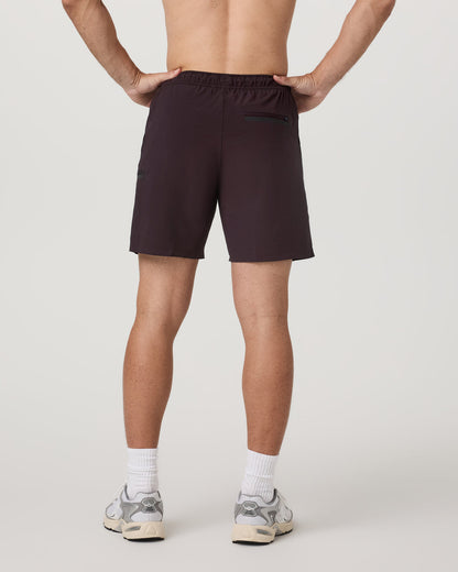 Grafton Short Lined 7" Men's Raisin Training Shorts | Vuori sale