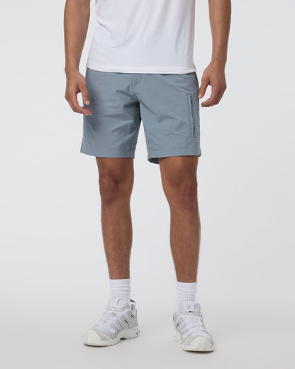 Barren Explorer Short Classic Fit 8" Dusty Blue | Vuori shop