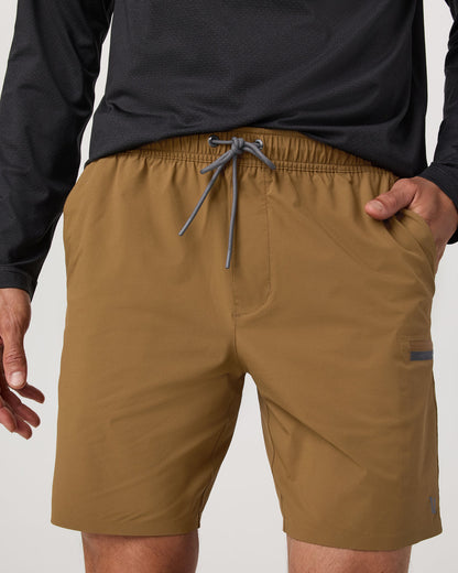 Grafton Short Unlined 7" Men's Rum Training Shorts | Vuori sale