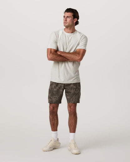 Banks Session Short Unlined 7" Root Earth Linen Texture | Vuori onsale