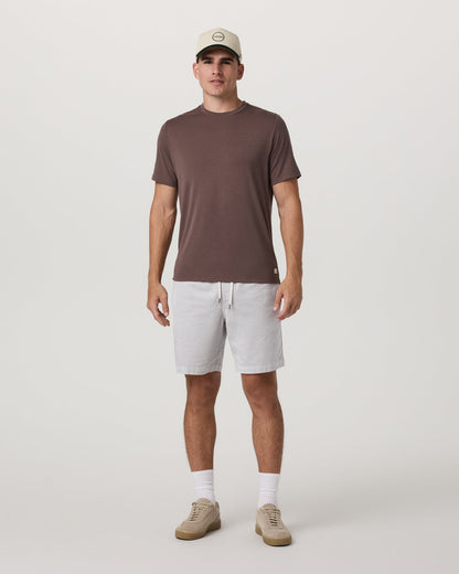 Optimist Elastic Waist Short 8" Men's Amethyst Grey Short | Vuori online