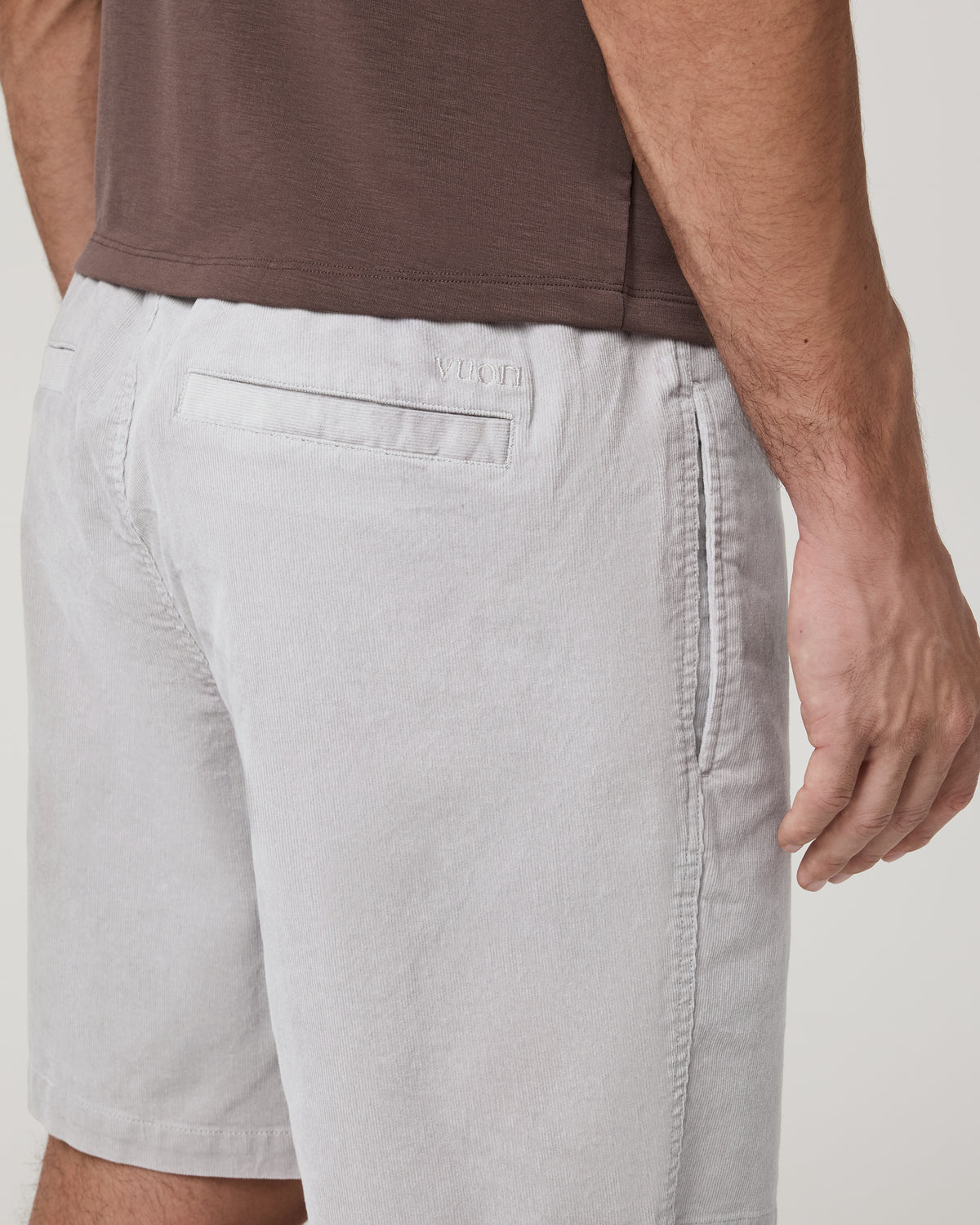 Optimist Elastic Waist Short 8" Men's Amethyst Grey Short | Vuori online