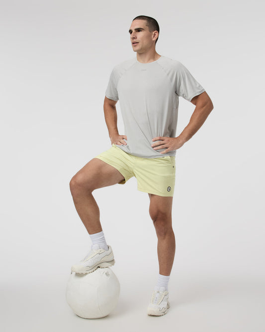 Kore Short 5" Pale Citron Athletic Shorts | Vuori discount