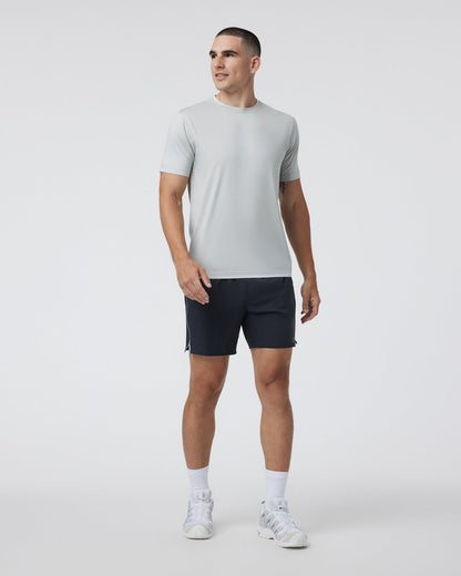 Trail Short 2.0 Black/Heather Grey Running Shorts | Vuori outlet