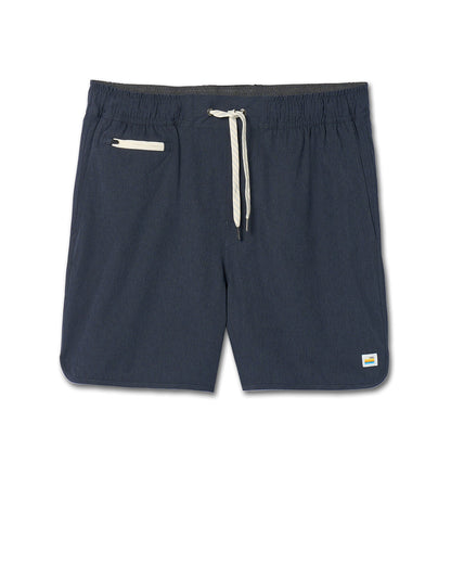 Banks Short 5" Navy Linen Texture Athletic Shorts | Vuori sale