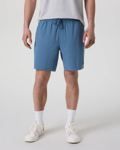 Kore Short Lined 7" Men's Pool Blue Tonal Athletic Shorts | Vuori onsale
