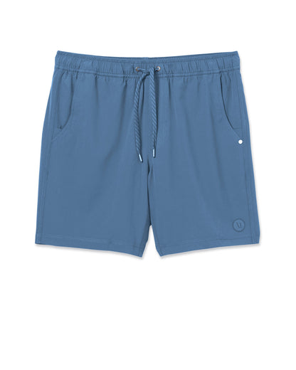Kore Short Lined 7" Men's Pool Blue Tonal Athletic Shorts | Vuori onsale
