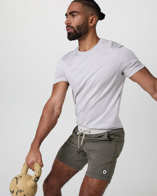 Kore Short Lined 7" Men's Warm Grey Athletic Shorts | Vuori outlet