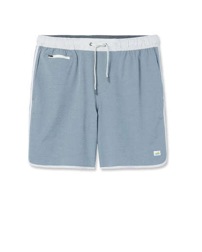 Banks Short Dusty Blue Slub Stripe Athletic Shorts | Vuori sale