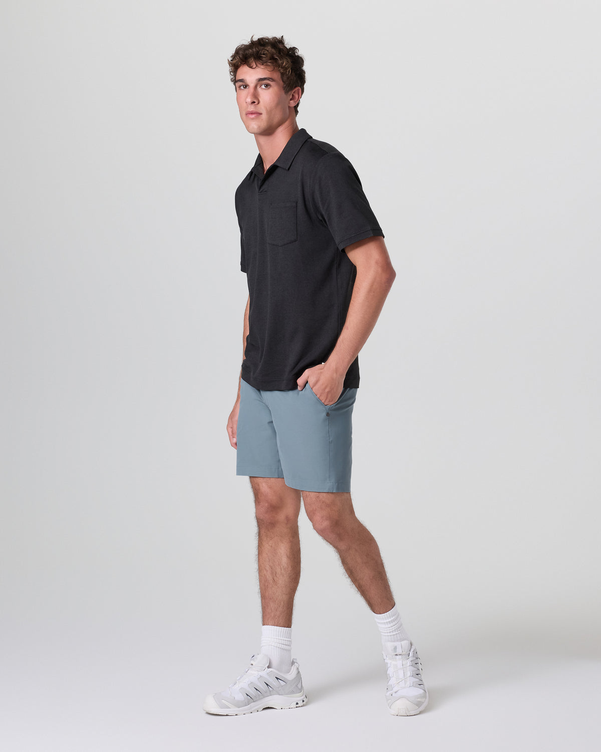Meta Short Classic Fit 6" Dusty Blue Chino Shorts | Vuori sale