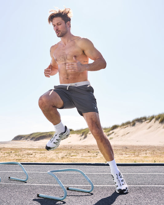 Kore Short Lined 9" Warm Grey Athletic Shorts | Vuori for sale
