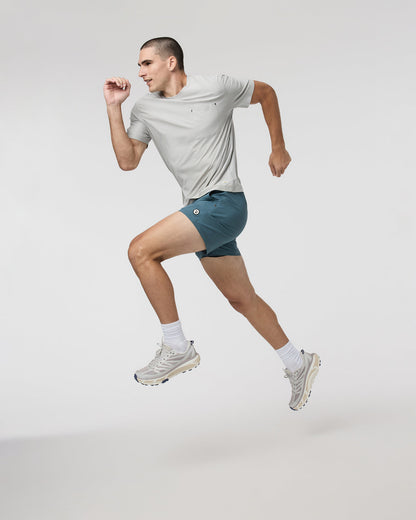 Kore Short Lined 5" Light Deep Sea Athletic Shorts | Vuori online