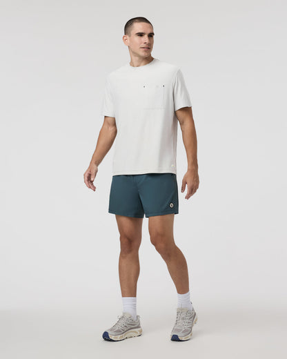 Kore Short Lined 5" Light Deep Sea Athletic Shorts | Vuori online